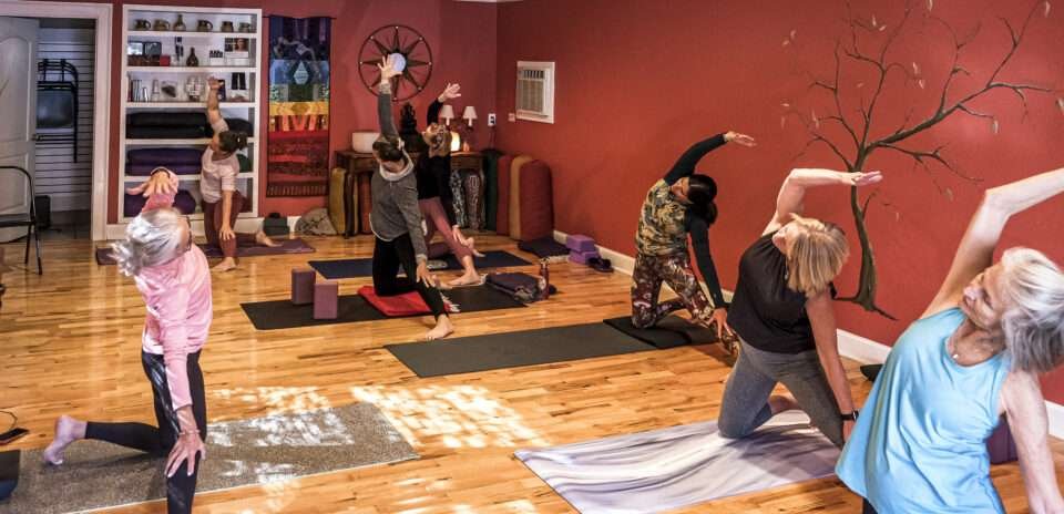 Sunrise Yoga Studio gate pose