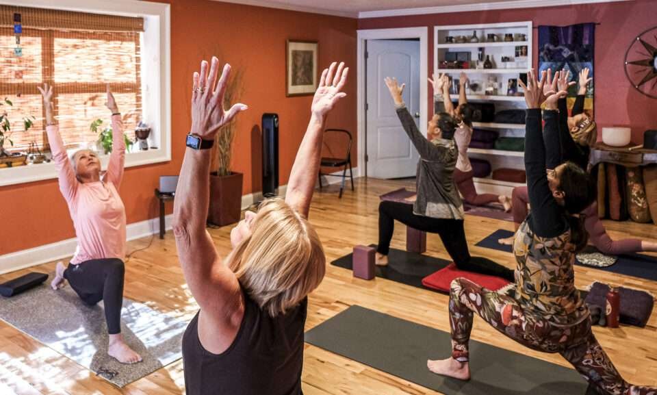 Sunrise Yoga Studio low lunge pose