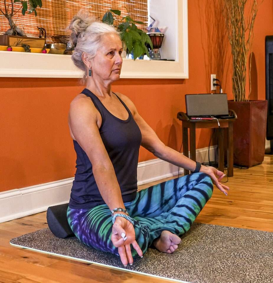Sunrise Yoga Studio easy pose
