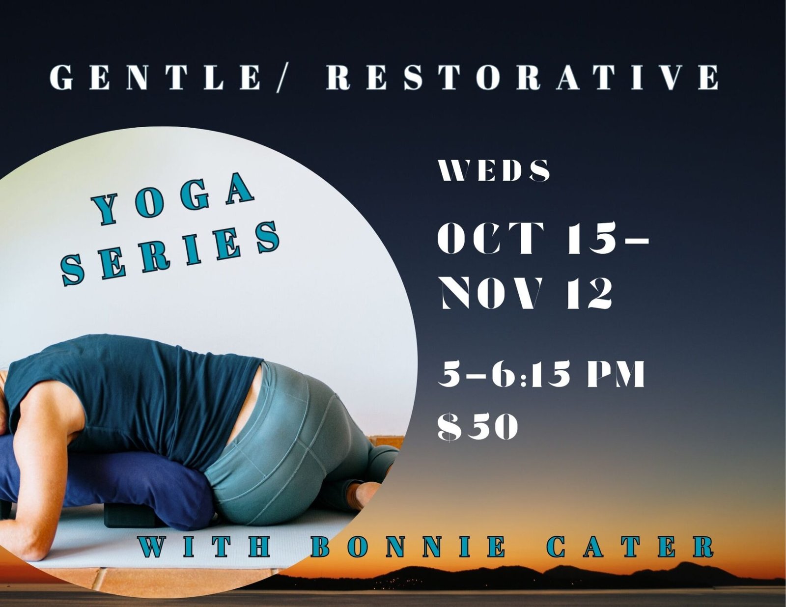 Details for Bonnie's Gentle/Restorative 5-week Series